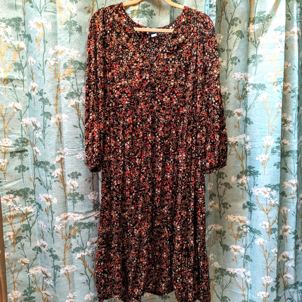 Old Navy floral maxi dress